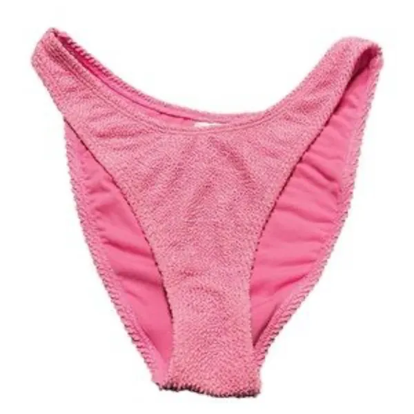 Wild Fable New Pink Ribbed high leg cheeky swim Bikini Bottoms size small - Image 2