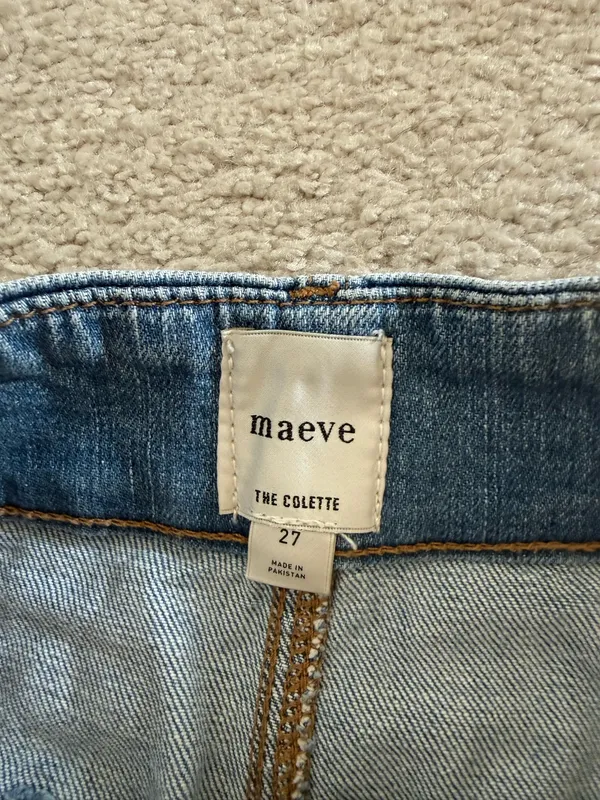 Maeve Anthropologie Jeans Colette The Cropped Wide-Leg - Image 3