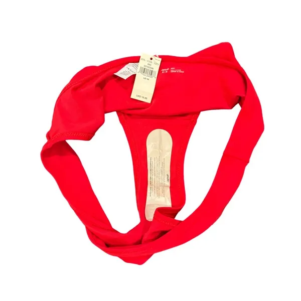 aerie Women's Swim Bikini Bottom - Red Size M - Image 2