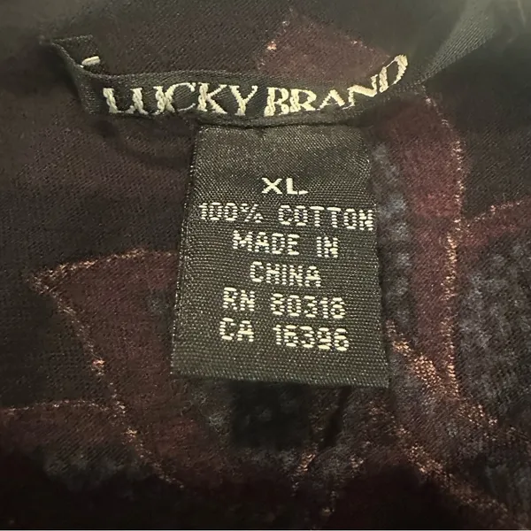 Lucky Brand Women's Boho Top Size‎ XL - Image 9