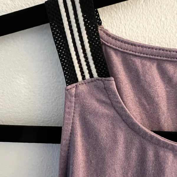 Adidas Women’s Tank Top with Black and White Mesh Straps - Image 2