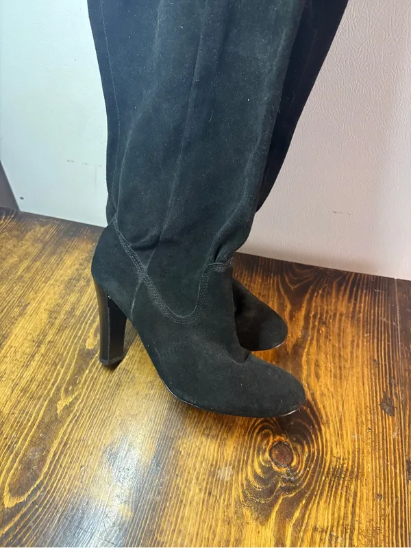 Michael Kors black heeled boots size 9 - Image 3