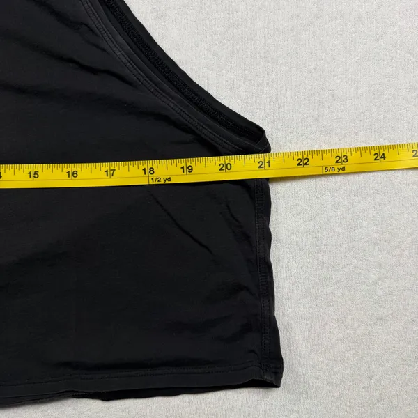 Lululemon Cut Back Crop Tank Women’s Size 10 Large Black Open Back Yoga Tank - Image 4