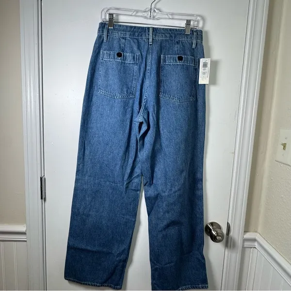 Aritza Wilfred Free Adrift Ocean Medium Blue Women Jeans Sz 8 - Image 5