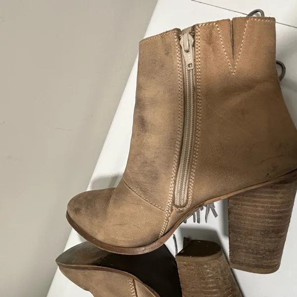 Diba True Jilly Ann Fringe Boots Tan Size 8 - Image 8