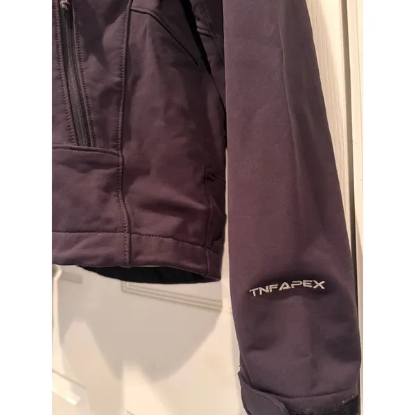 The North Face‎ Apex Soft Shell Jacket Womens M Black Full Zip Outdoor Hiking - Image 11