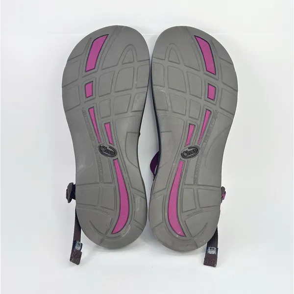 Chaco Zong EcoTread Sandals Womens 10 Berry Teal Toe Loop J104904 Discontinued - Image 9