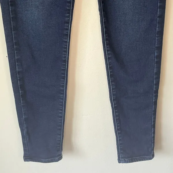 American Eagle Dark Wash Indigo Super High Rise Jegging Super Stretch Size 2 Reg - Image 11