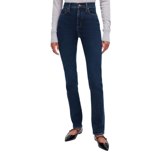 Madewell The Perfect Vintage Full-Length‎ Jean Dark Indigo High Rise 28 NA916 - Image 2