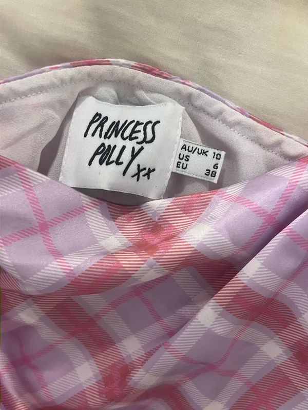 Pink Princess Polly Mini Dress - Image 4