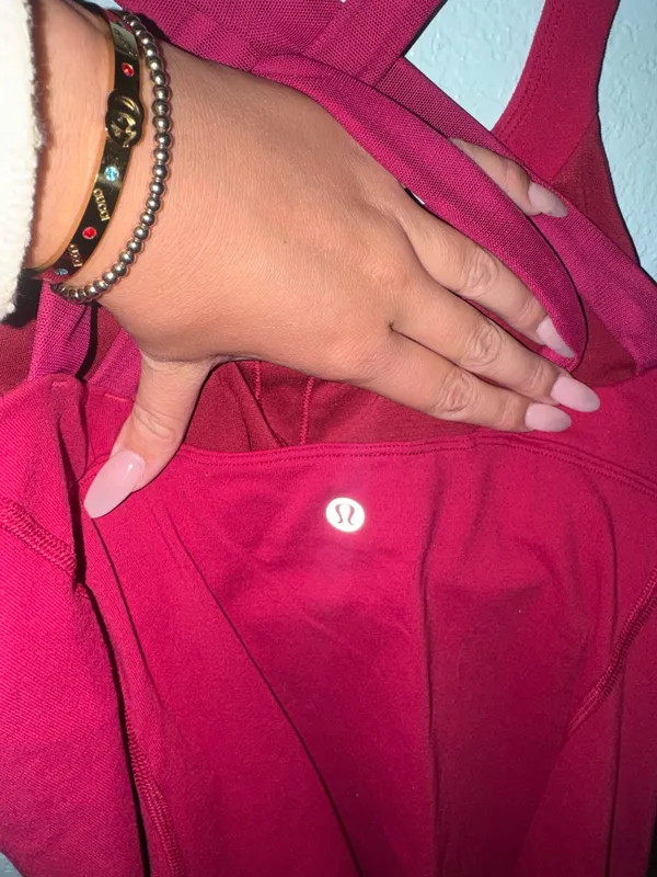 Maroon Lululemon Tank Top - Image 3