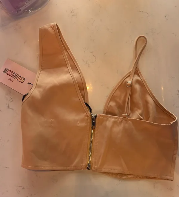 Missguided tall beige top 🤎 - Image 2