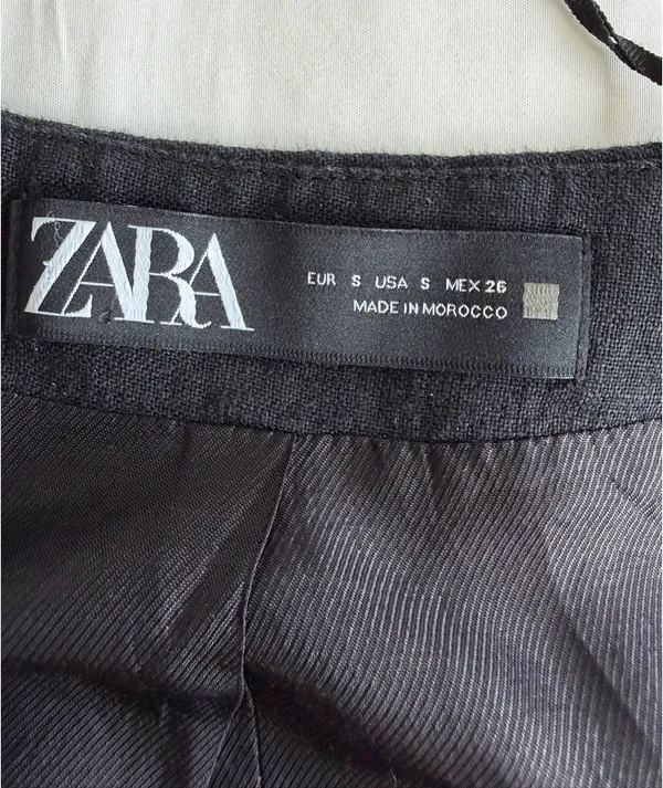 Zara Linen Vest Tie Front - Image 2