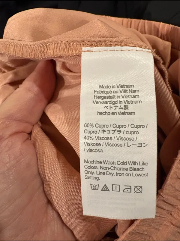 J. Crew eco cupro jogger pants sz 12 tall ballet pink new NWOT - Image 5