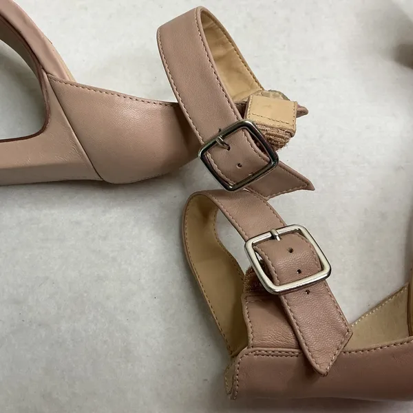 Vince Camuto‎ Citriana Blush Stretch Ankle Cuff Block Heel Sandals 7.5M - Image 7