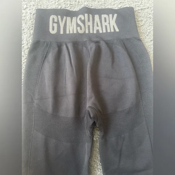Gymshark Black Flex High Waisted Leggings With Booty Lift XS - Image 6