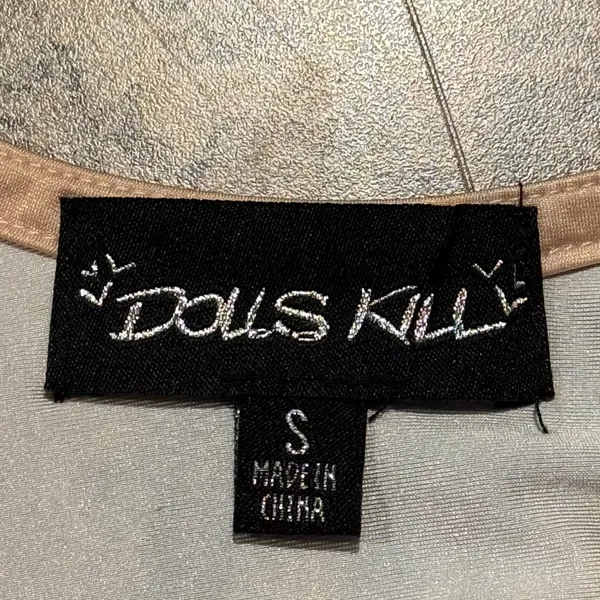Dolls Kill Dress Zombie Halloween Cyber Goth Punk Horror Rebel‎ Costume Small - Image 4