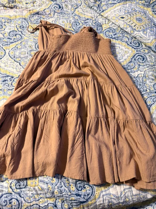 Aeropostale Brown Babydoll Dress - Image 3