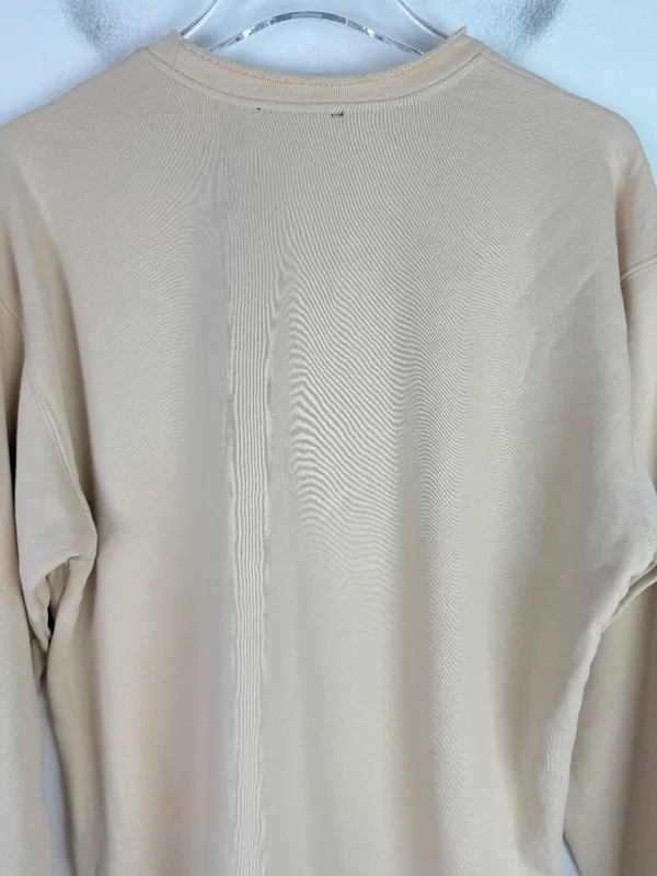 NWOT Naked Wardrobe Distressed Oversized Sweatshirt Cream Size Small S NEW - Image 7