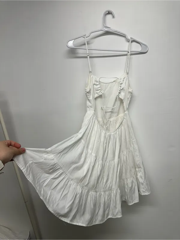 Princess Polly Summer Break Mini Dress White - Image 8