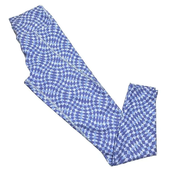 L*Space Blue and White Checkered Leggings - Image 7