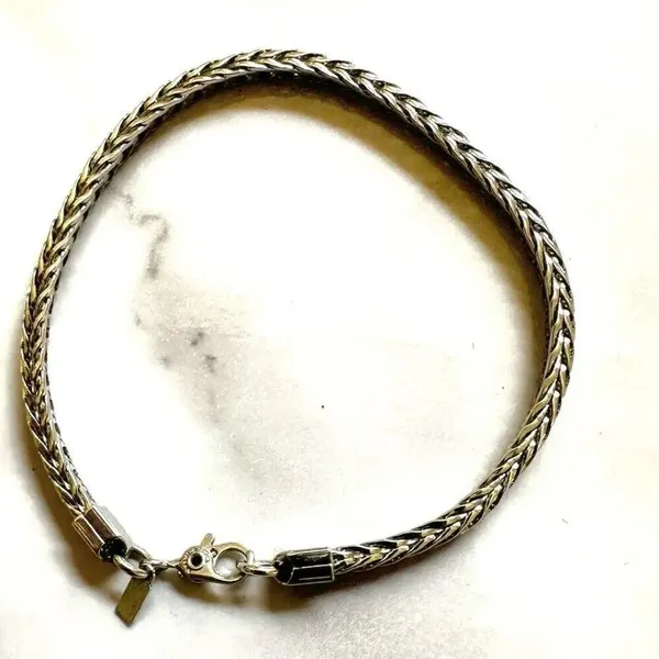 Monet silver tone vintage bracelet - Image 3