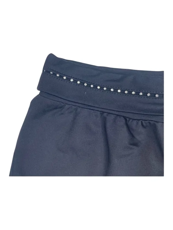 Motionwear ⍟ Roll Down Dance Gymnastics Short Shorts ⍟ Black Rhinestone ⍟ Small - Image 6