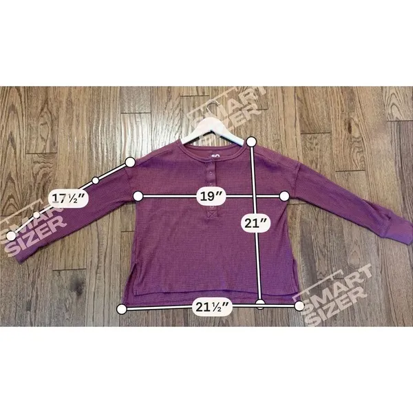 SO mauze cozy thermal waffle knit Henley xs - Image 6