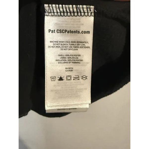 Women's Columbia Warmer Days Fleece‎ Hooded Vest Size XL Black Quilted - Image 5