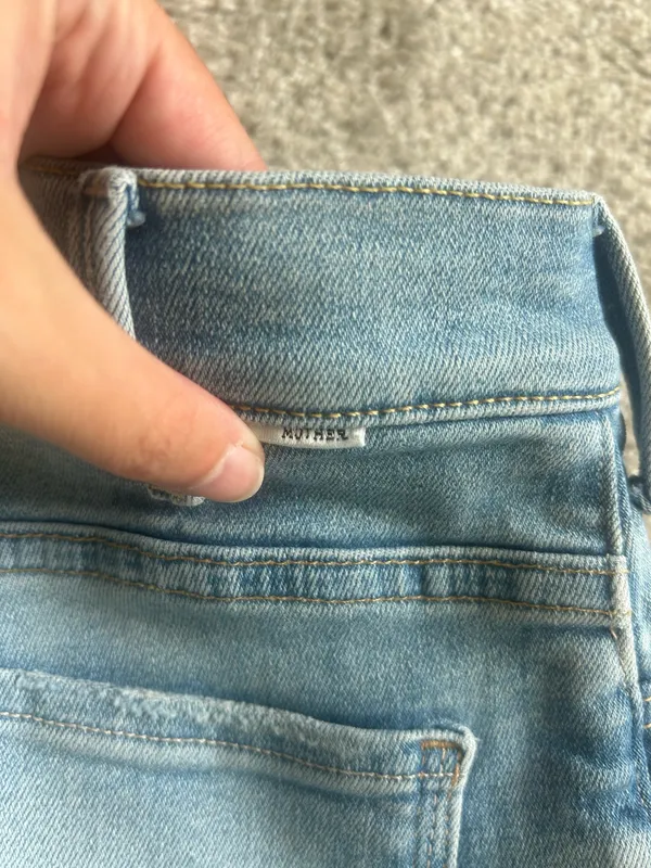 MOTHER Denim Jeans Hustler Ankle Fray - Image 3