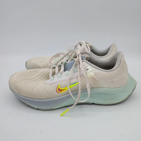 Nike Air Zoom Pegasus 38‎ Women Running Shoes Sail Volt DH6507-111 Size 7 - Image 2