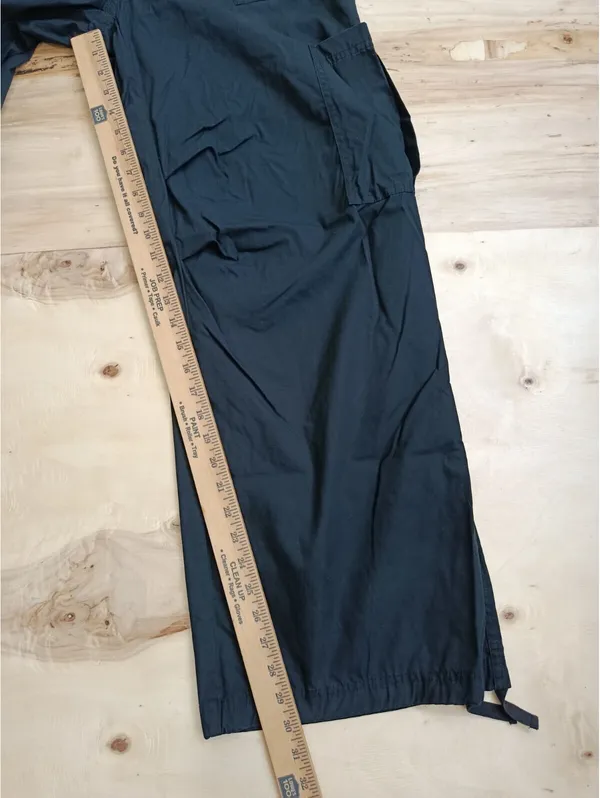 Wild Fable Black Cargo Pants Womens Medium M Parachute Baggy Utility Y2K - Image 11
