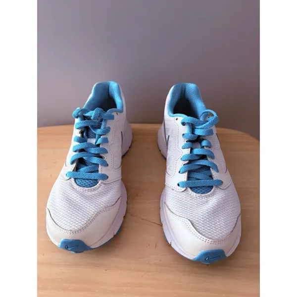 Nike Downshifter 6 Shoes Womens Size 6 White Turquoise Running Sneakers 684765 - Image 4