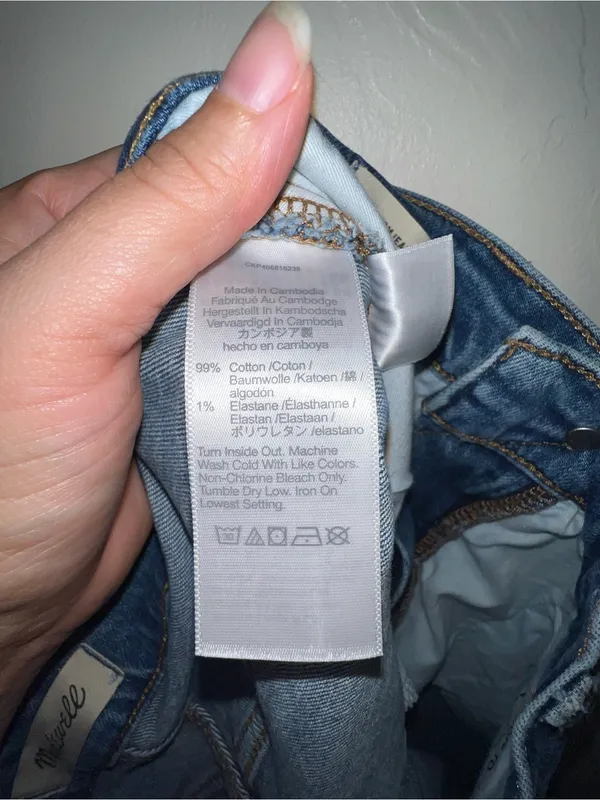 Madewell The Momjean in Downey Wash size 26 - Image 8