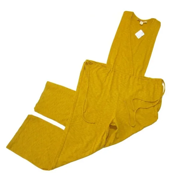 NWT Free People FP Beach Let's Chill One Piece in Yellow Oversize Jumpsuit S - Image 9