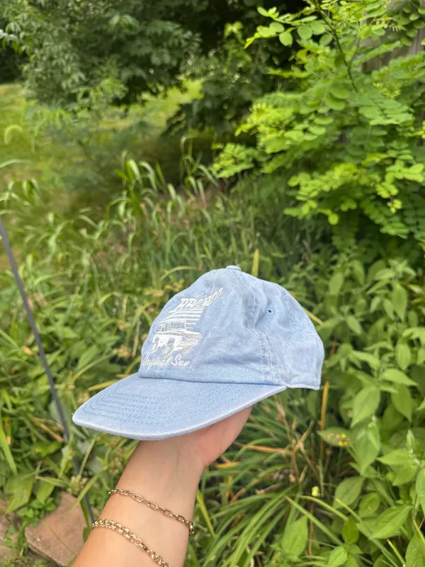 Bronco SnapBack hat Blue - Image 4
