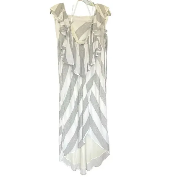 546. Lulus striped top and wrap skirt set small & med - Image 2
