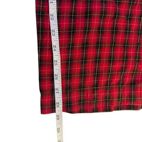Victoria's Secret Red Plaid 2 Piece Pajama Set XL Holiday Christmas Heritage‎ - Image 13