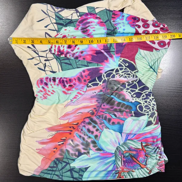 Women’s Roberto Cavalli Multicolored Blouse Size 46 (US 10) - Image 6