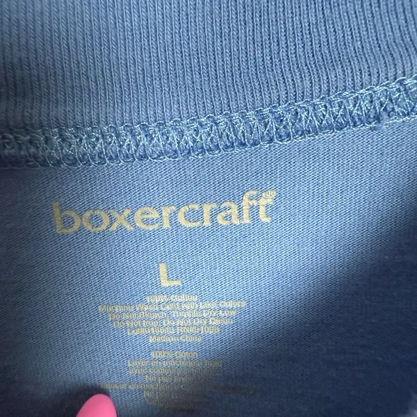 boxercraft‎ Women Size Large Long Sleeve LSU Tigers Blue Shirts - Image 4