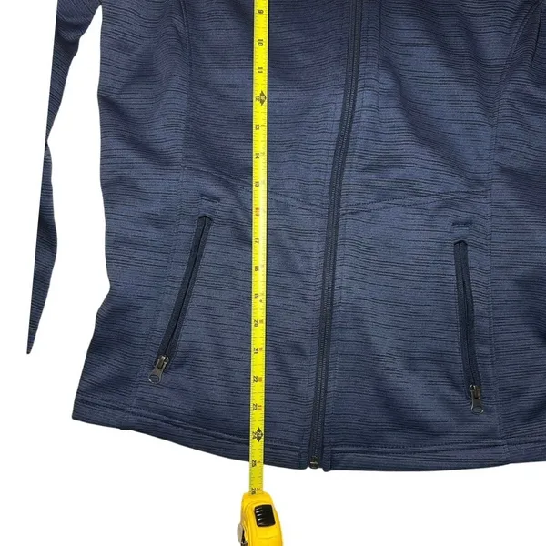 Port Authority Navy Digi Stripe Fleece Jacket Percona Logo Medium L231 New Gorp - Image 7