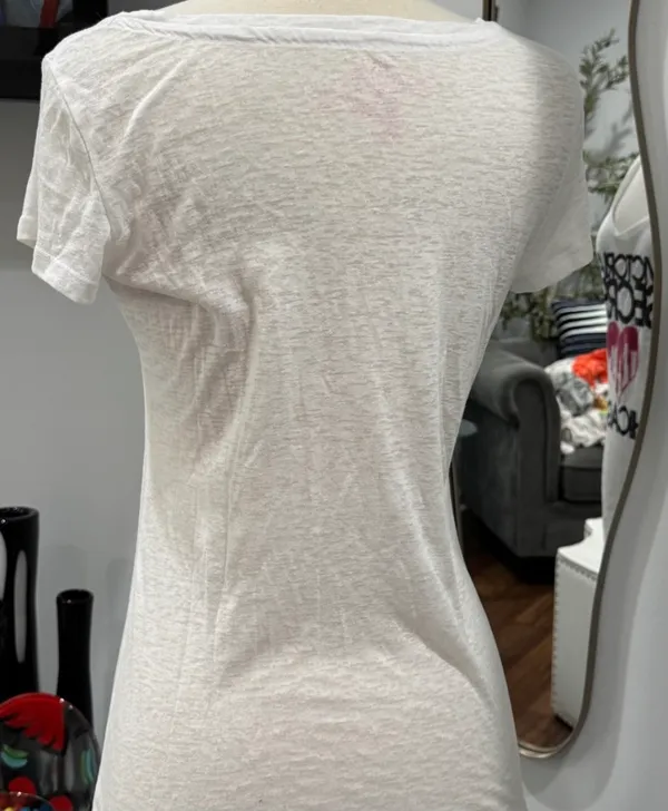 Victoria's Secret Victoria's Secret Vintage Supermodel Chicago Skyline White Graphic Tee - Image 2