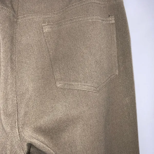 Peace Of Cloth NYC Khaki Stretchy High Rise Slim Straight Leg Pants 8 - Image 7