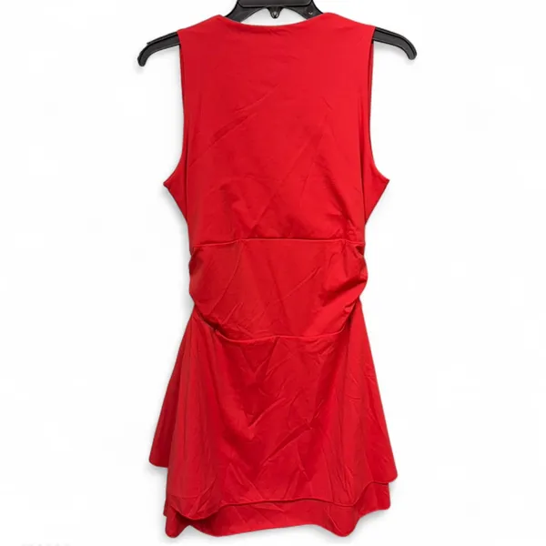 Kaximil Red Sleeveless Cowl Neck Ruched Bodycon Dress - Size XL - Image 9