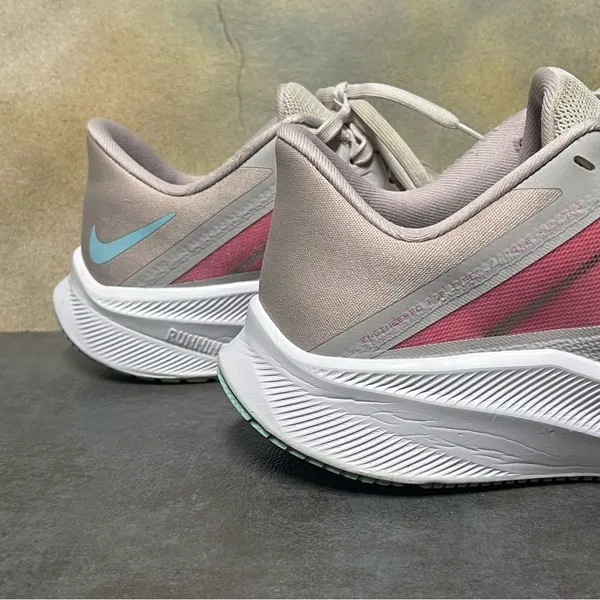 Nike Quest 3 CD0232-008 Grey/Glacier Ice/Violet Women's Running Shoes Size 8.5 - Image 9