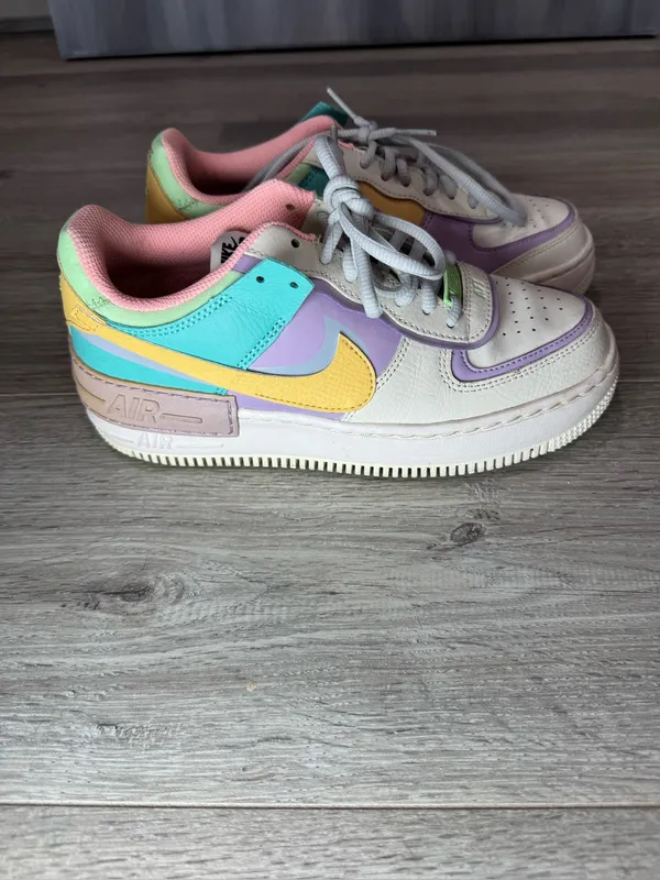 Nike Air Force 1 Shadow Pale Ivory Blue Size 7 - Image 2
