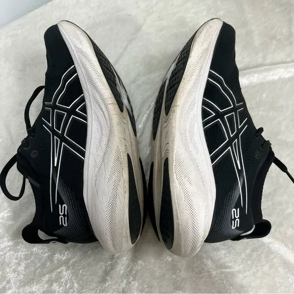 ASICS gel Nimbus 25 women’s 6 1/2 black running shoes - Image 8