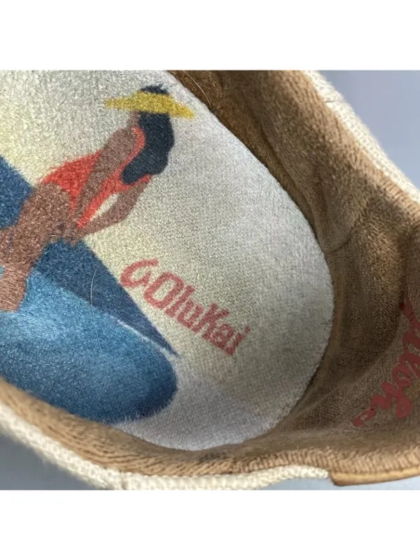 OluKai Kaula Pa'a Lī 20463-2020 Espadrille Shoes Women 6.5 Beige Casual Shoe - Image 7