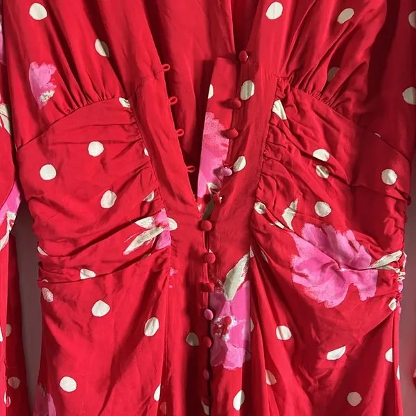 Free People women’s date night mini dress in strawberry - Image 4