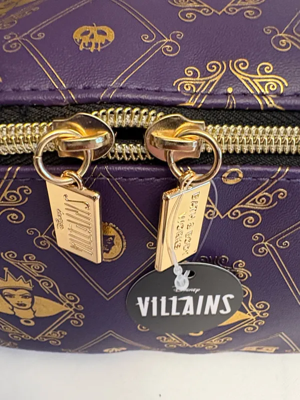 Bath & Body Works Disney Villains Collab Cosmetic Bag Evil Queen zip close NWT - Image 2